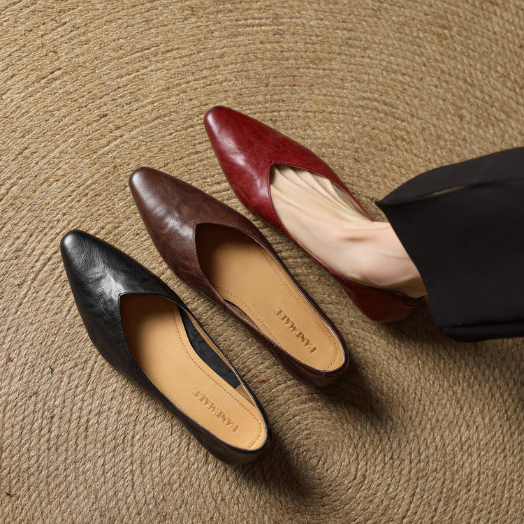 CÉLESTE | Leather Flat