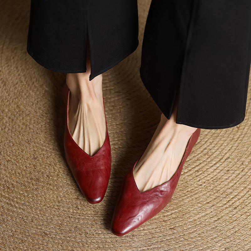 CÉLESTE | Leather Flat