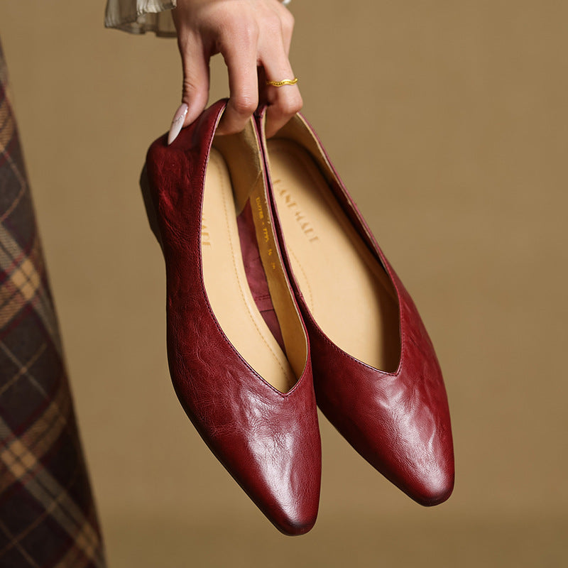 CÉLESTE | Leather Flat