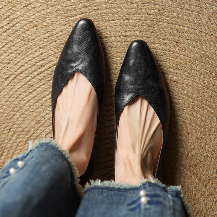 CÉLESTE | Leather Flat