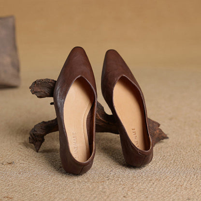 CÉLESTE | Leather Flat