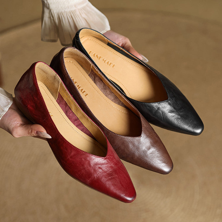 CÉLESTE | Leather Flat